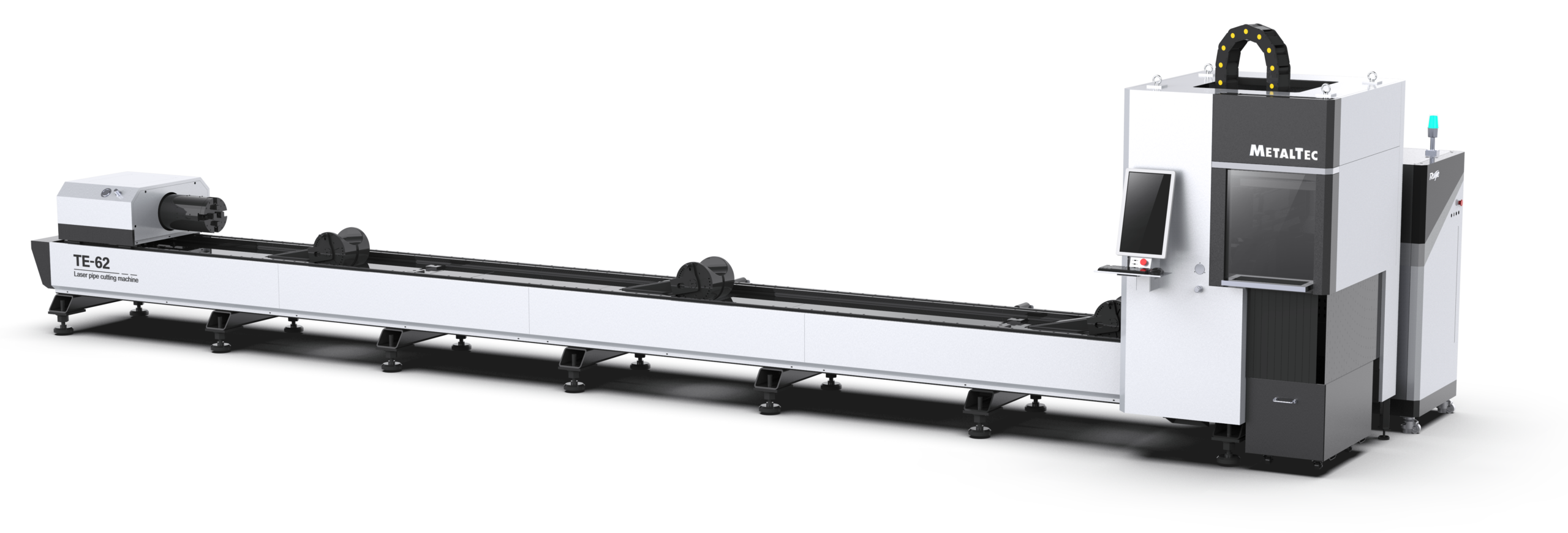 METALTEC TЕ-62 (3000 Вт) оптоволоконный лазерный станок для металлических труб