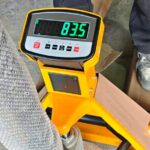 Тележка гидравлическая 3000 кг 1150 мм, Toolsmart с весами и принтером (полиуретановые колеса)