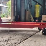 Тележка гидравлическая 5000 кг 1150 мм, Toolsmart, (нейлоновые колеса)