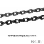 11,2т 2м Строп LITELIFT 4СЦ цепной т8 G80 с самозакрывающимися крюками