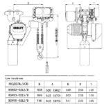 5т 6м УСВ таль ТЭЦ OCALIFT 05-02LHS цепная передвижная односкоростная